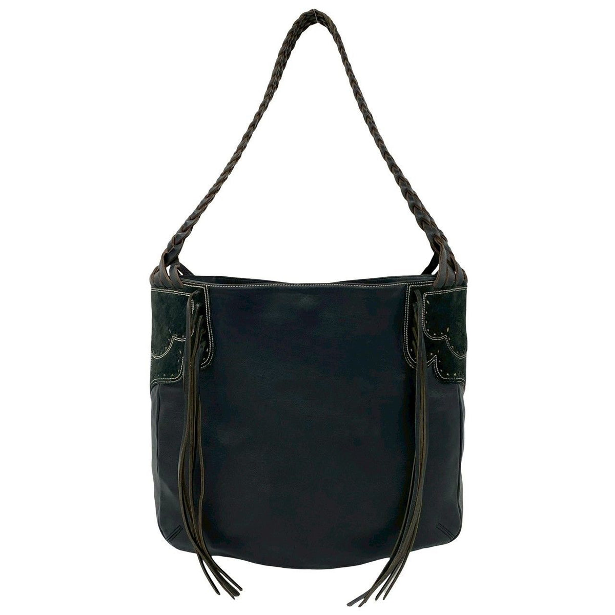 Loewe Suede Leather Shoulder Bag