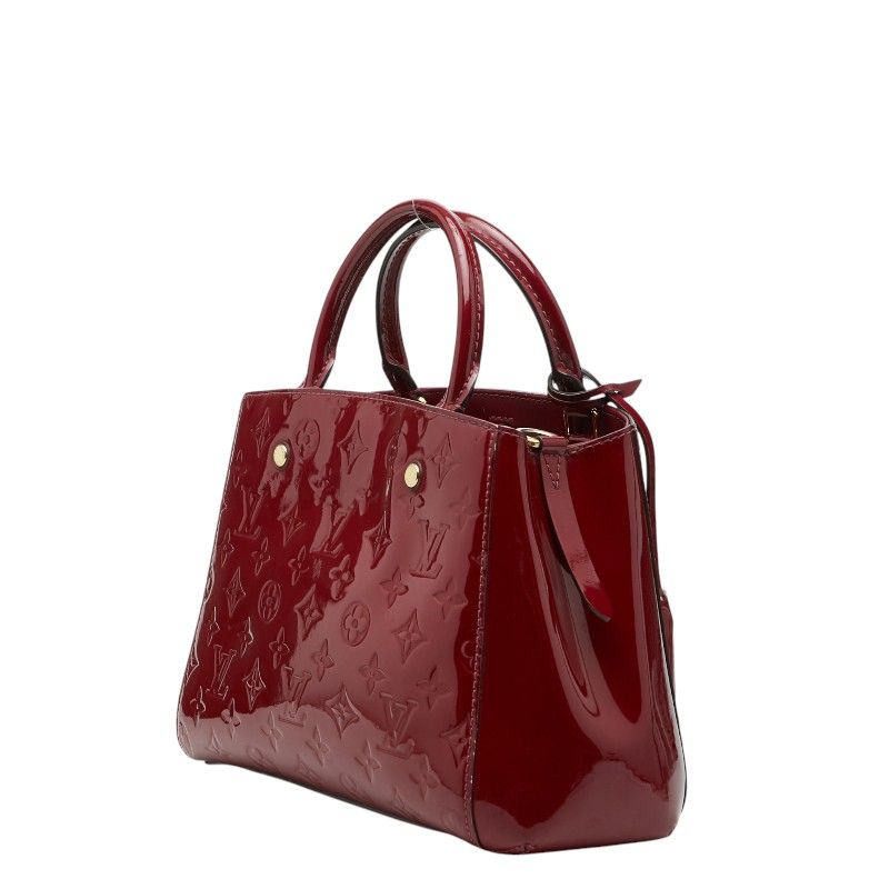 Louis Vuitton Montaigne BB Monogram Vernis Handbag