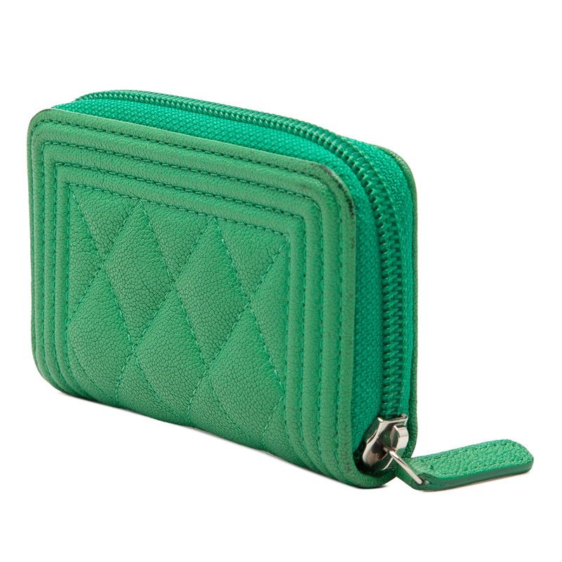 Chanel Boy Chanel Caviar Leather Coin Case