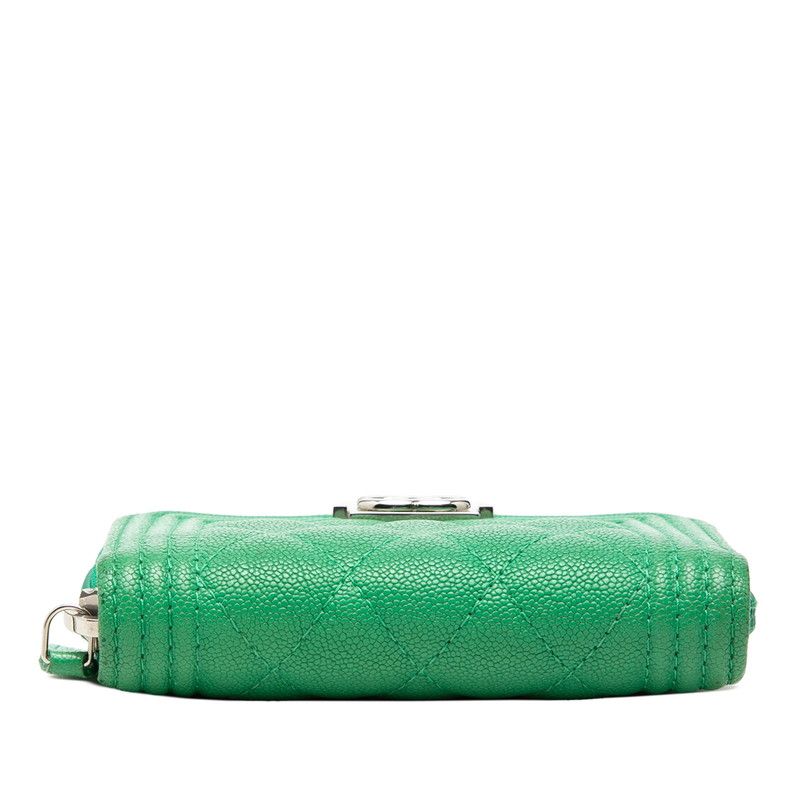 Chanel Boy Chanel Caviar Leather Coin Case
