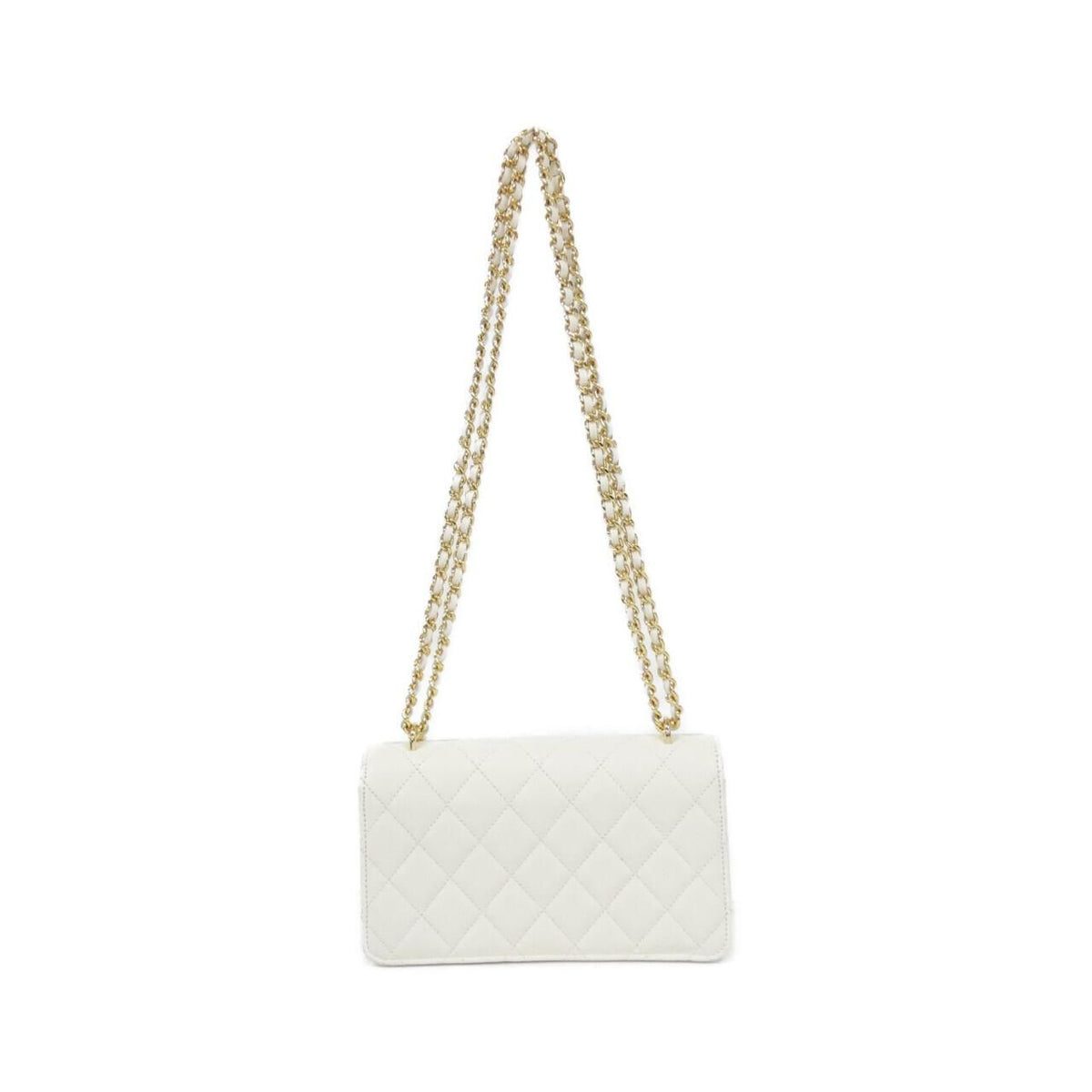 Chanel Caviar Skin Chain Clutch