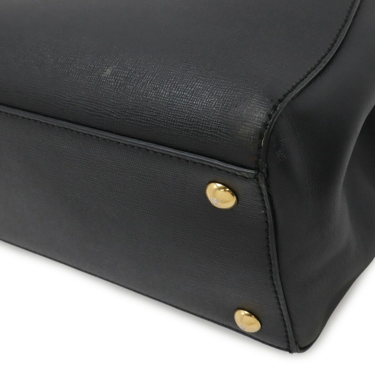 Fendi Petite 2Jours Leather Handbag