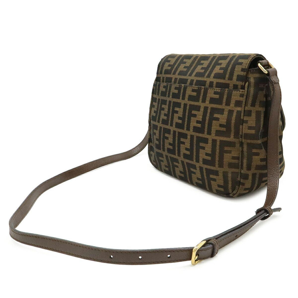 Fendi Zucchino Nylon Canvas Shoulder Bag