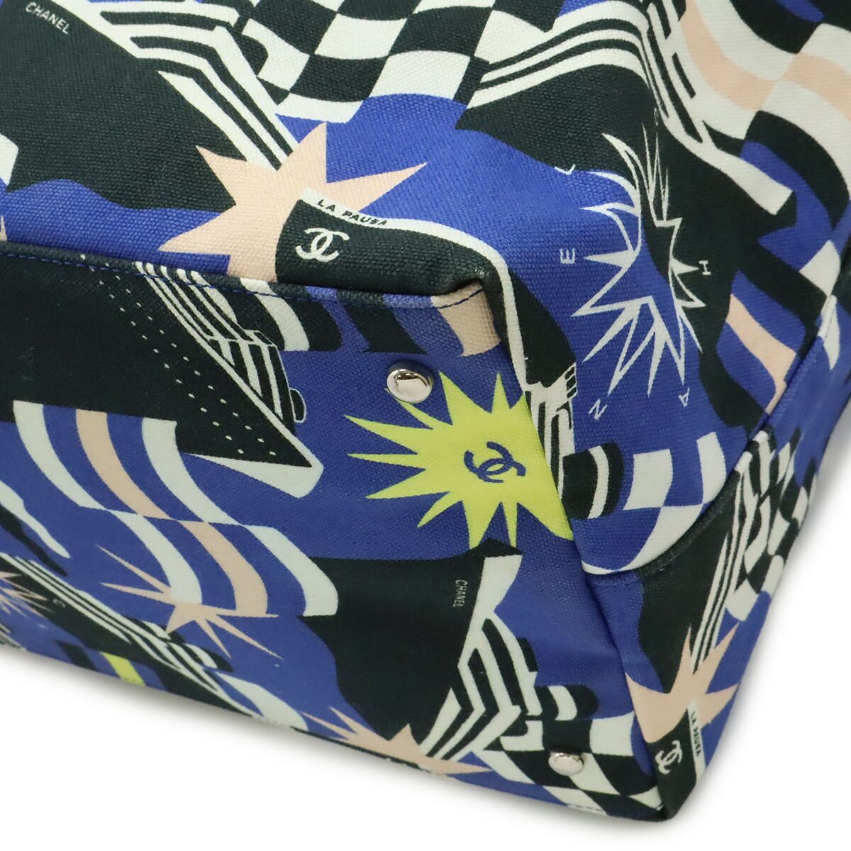 Chanel La Pausa Canvas Tote Bag