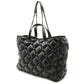 Chanel Bubble Quilt Leather Tote Bag