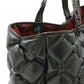 Chanel Bubble Quilt Leather Tote Bag