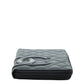 CHANEL Cambon Line Leather Patent Leather Long Wallet