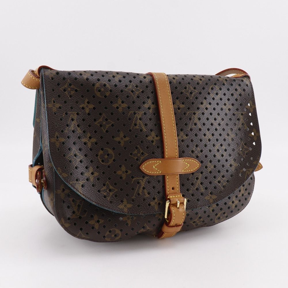 Louis Vuitton Saumur PM Monogram Perfo Shoulder Bag