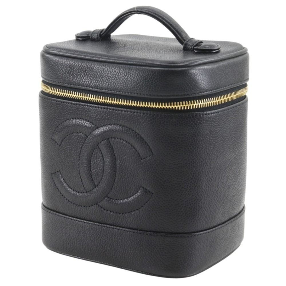 Chanel Coco Mark Caviar Skin Vanity Pouch