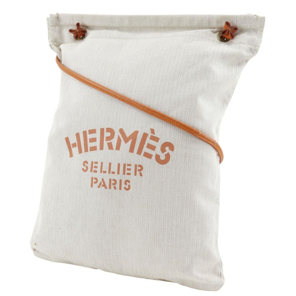 Hermes Aline GM Toile Chevron Shoulder Bag