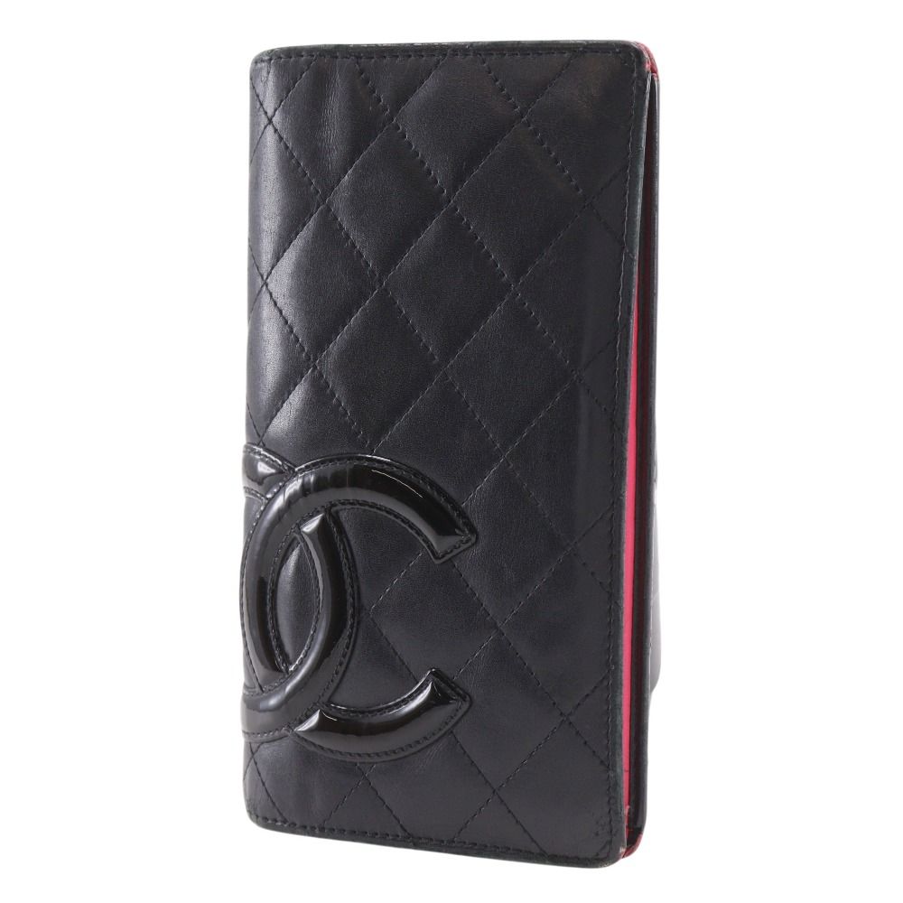 Chanel Cambon Line Calf Long Wallet
