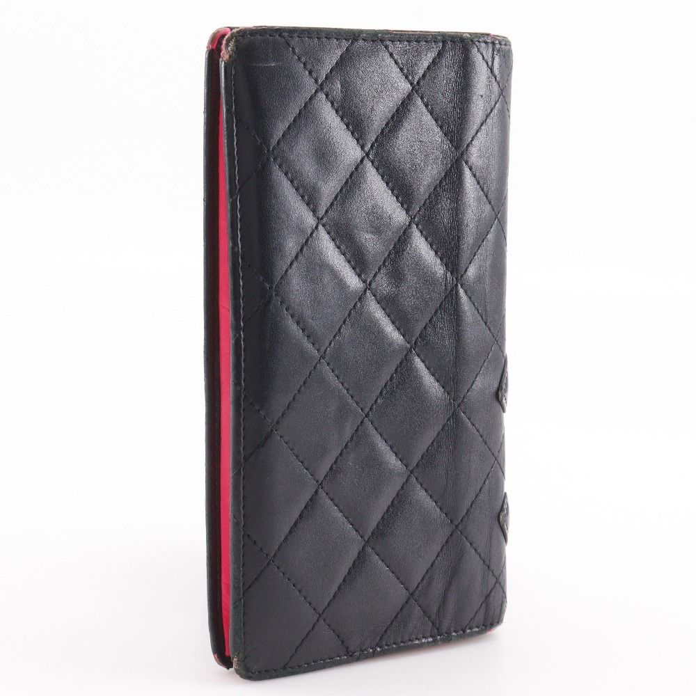 Chanel Cambon Line Calf Long Wallet