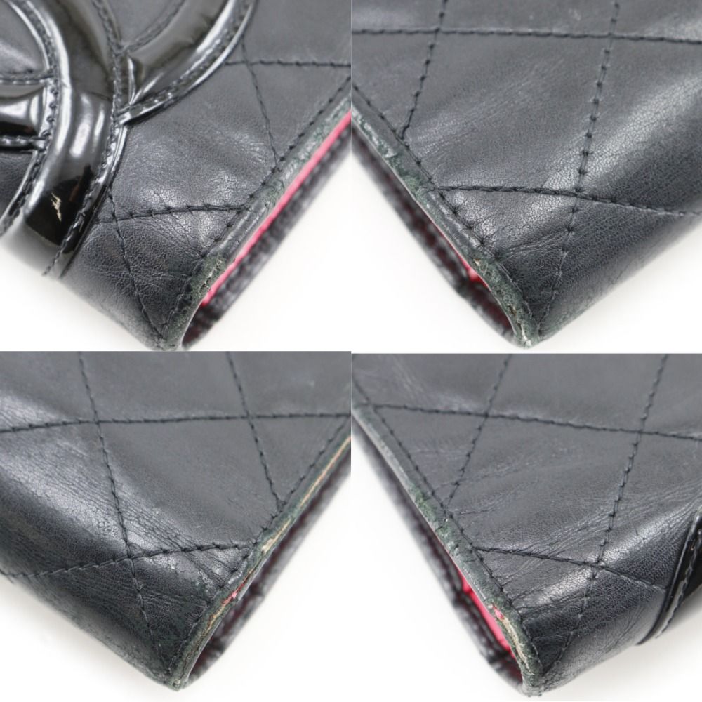 Chanel Cambon Line Calf Long Wallet