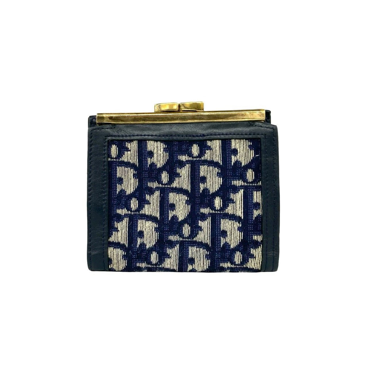 Christian Dior Trotter Canvas Leather Wallet