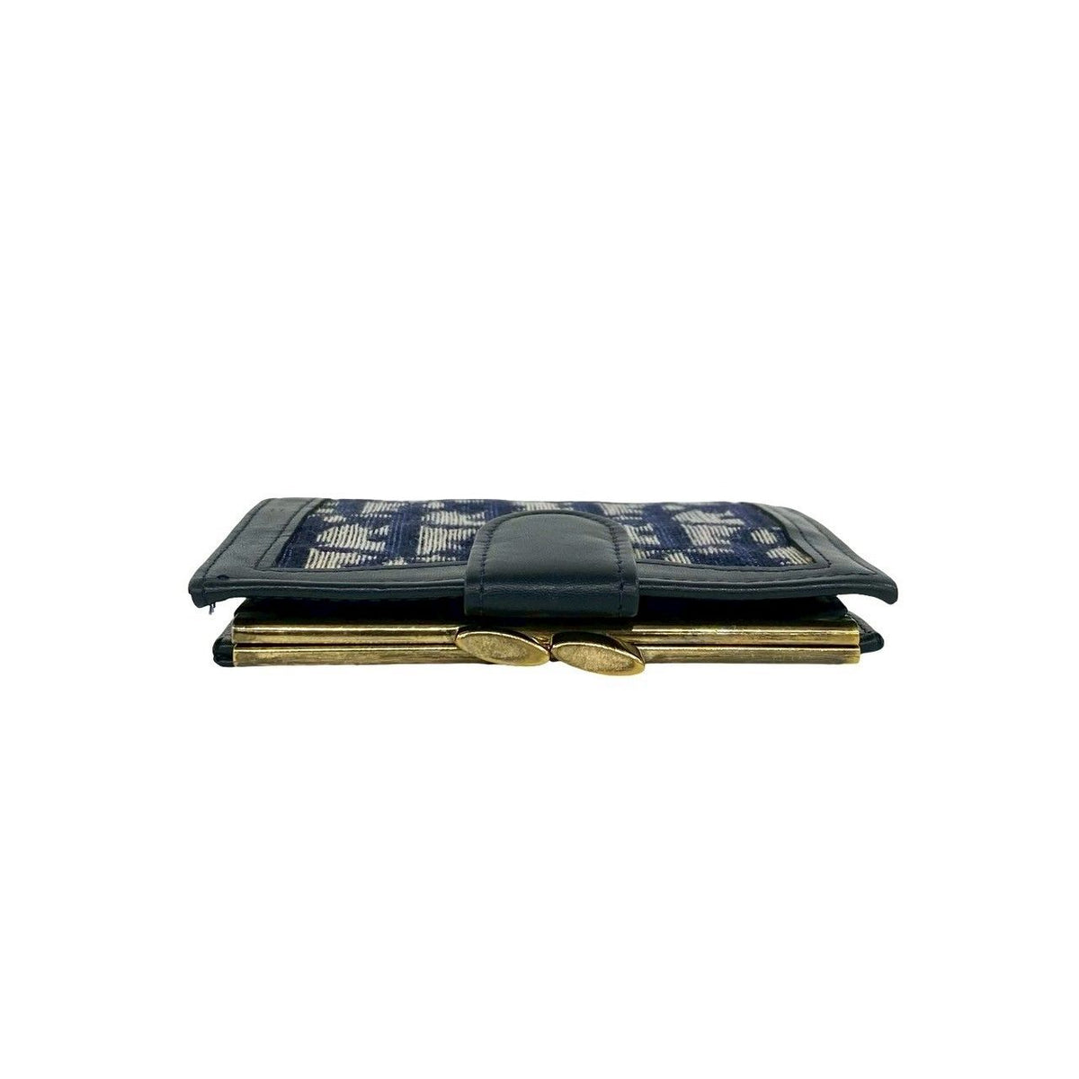 Christian Dior Trotter Canvas Leather Wallet