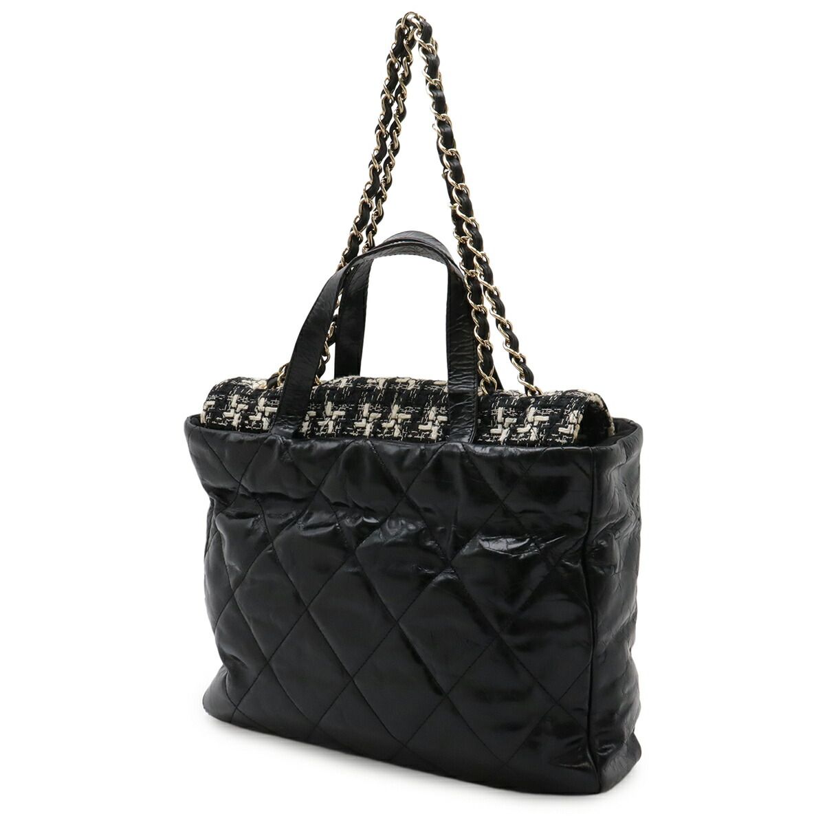 Chanel Portobello Leather Quilted 2way Tote Bag