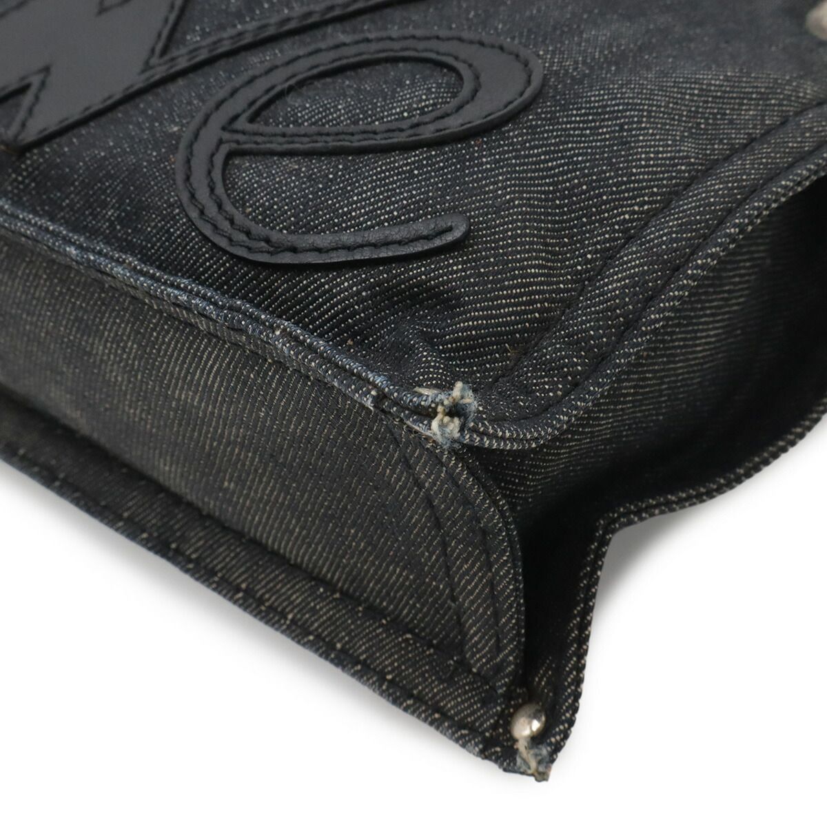 Loewe Denim Leather Tote Bag