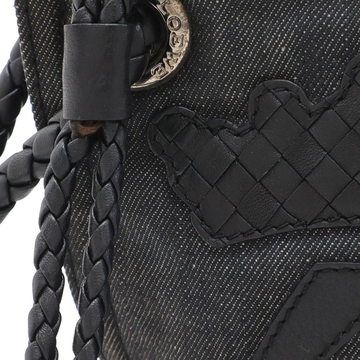Loewe Denim Leather Tote Bag