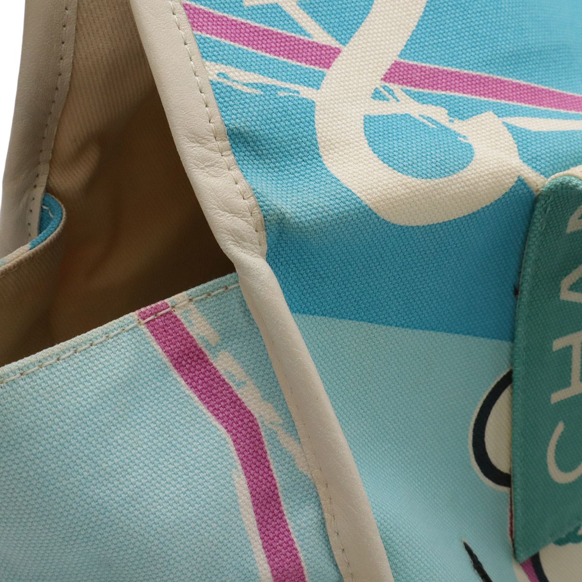 Chanel Paris Map Cruise Line Canvas Tote Bag