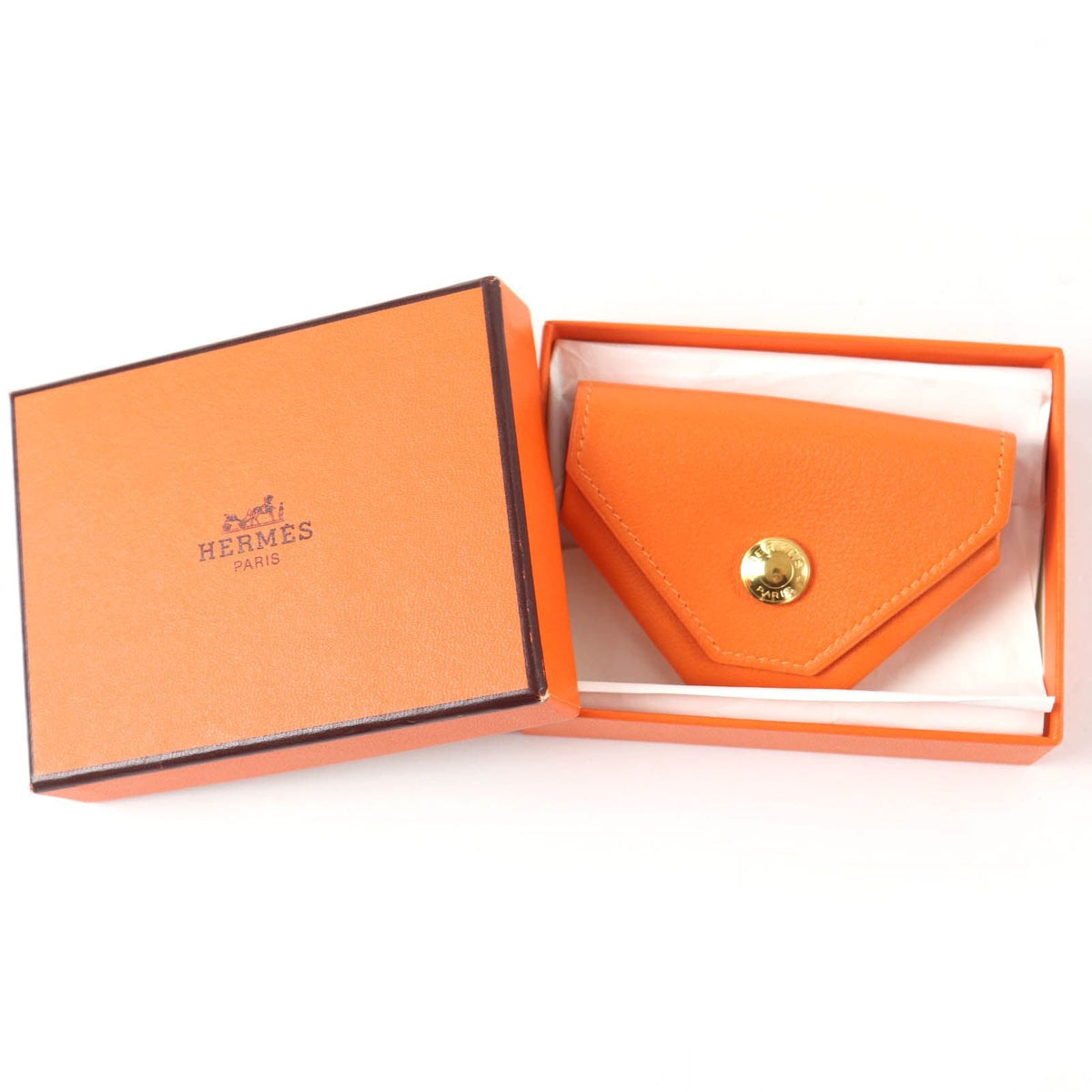 Hermes Le Van Cator Vogarribar Coin Case
