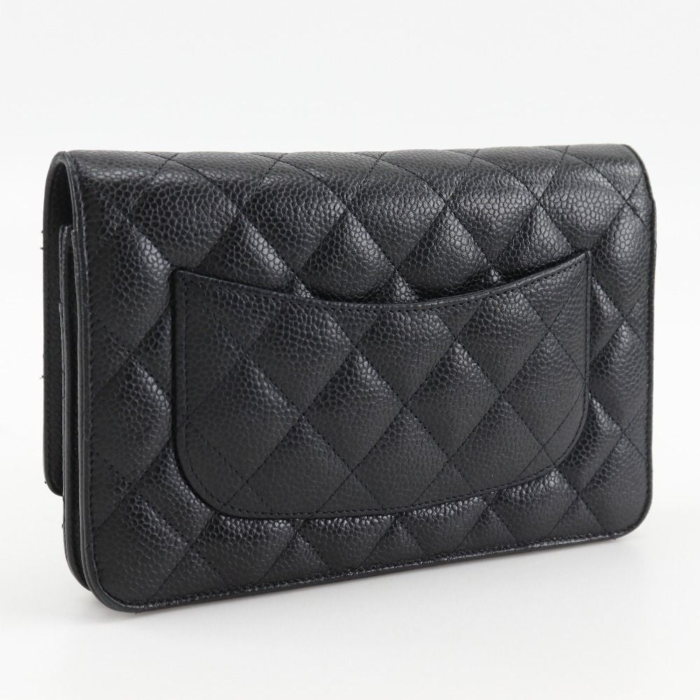 Chanel Classic Caviar Skin Wallet Chain Bag