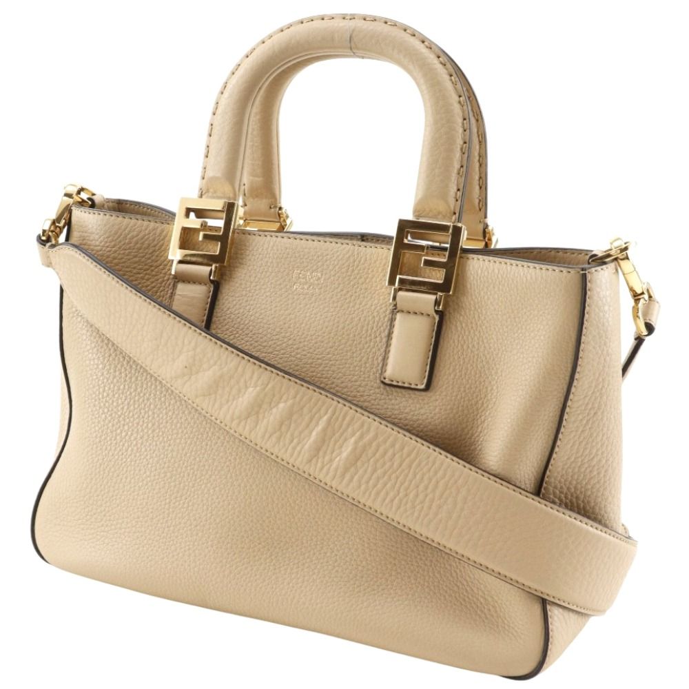 Fendi FF Tote Small Calf Handbag