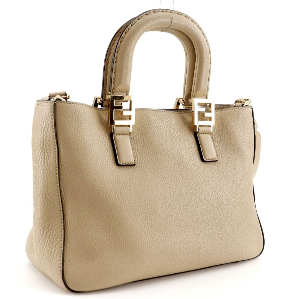 Fendi FF Tote Small Calf Handbag