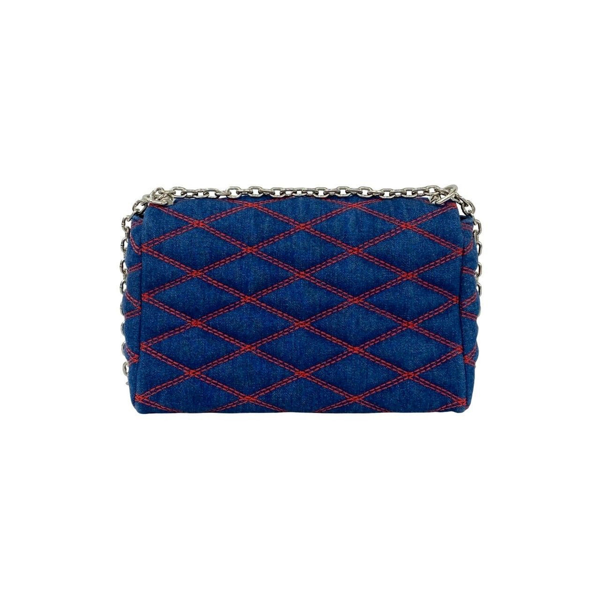 Louis Vuitton Malletage Denim Shoulder Bag