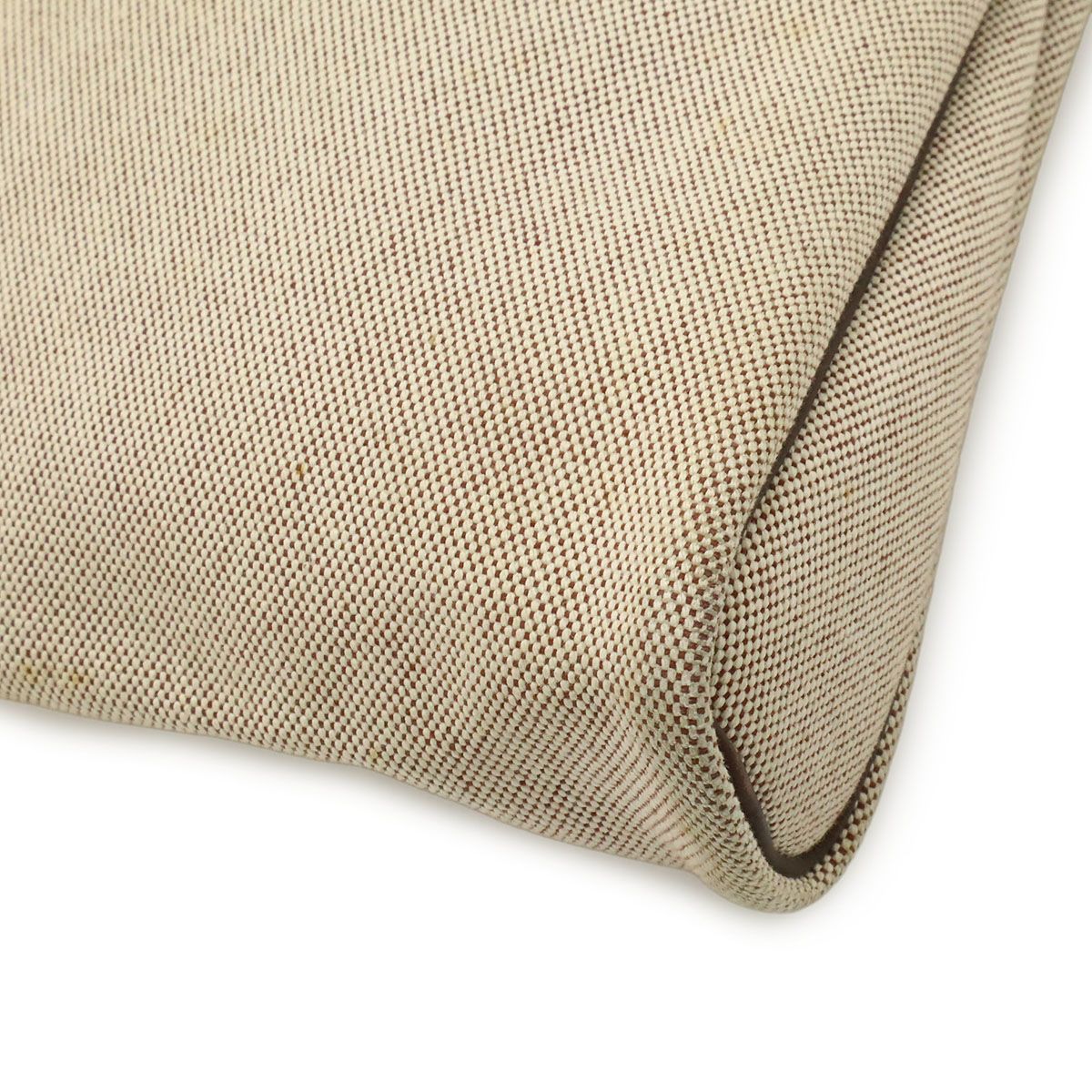 Hermes Sac Eboo MM Canvas Leather Tote Bag