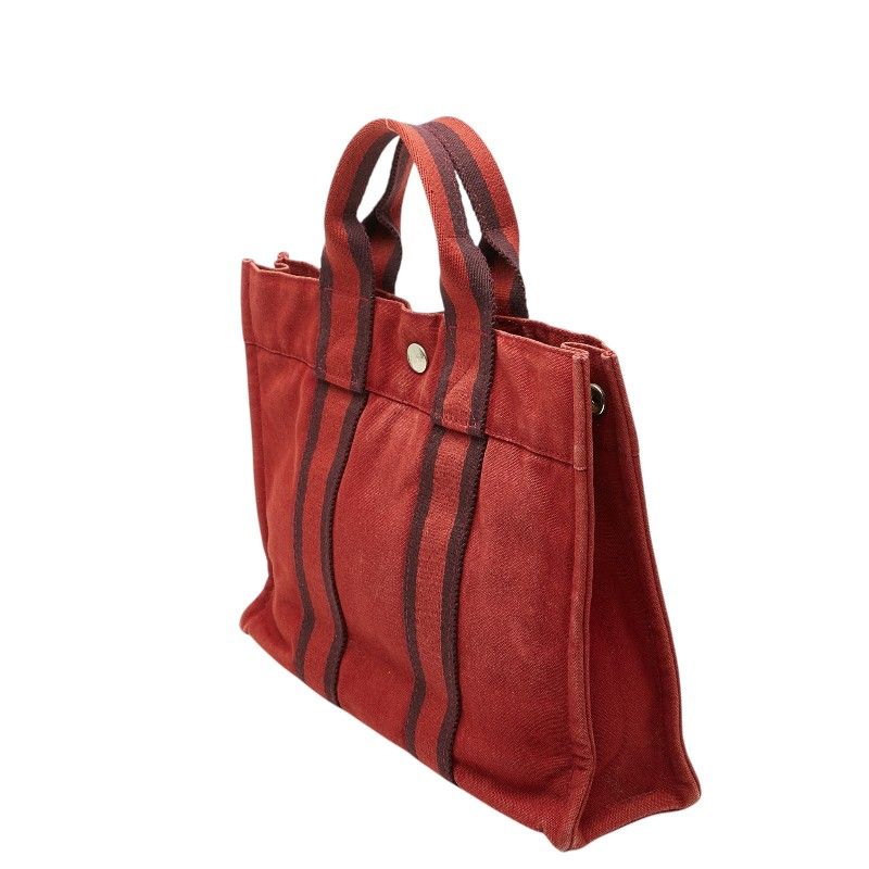 Hermes Fourre Tout PM Canvas Tote Bag