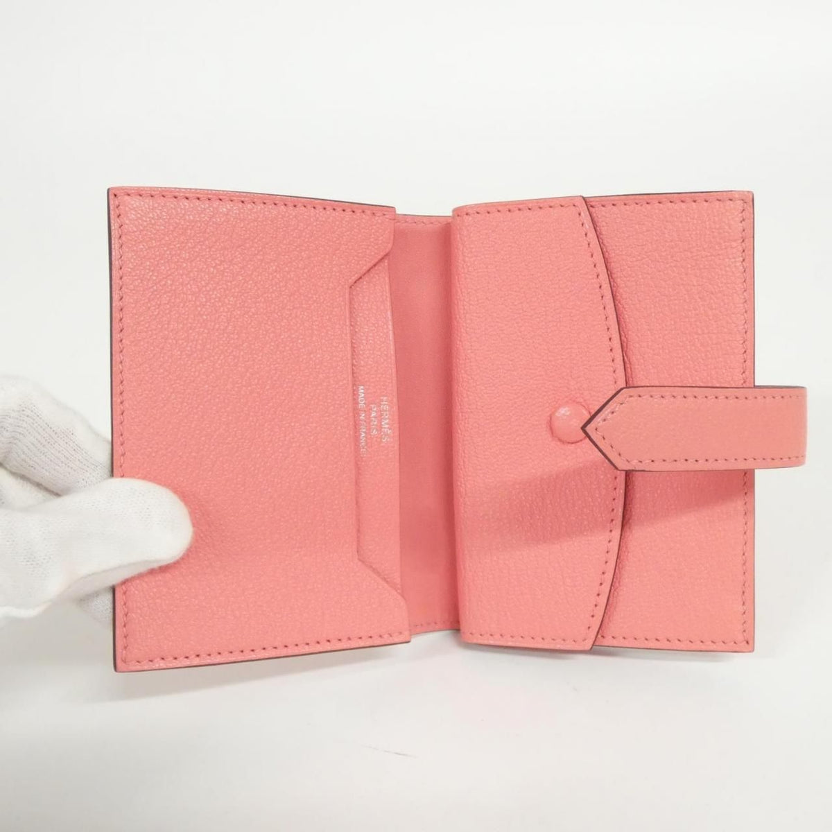Hermes Bearn mini Chevre wallet