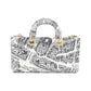 Christian Dior PLAN DE PARIS Lady D-Joy Leather Handbag