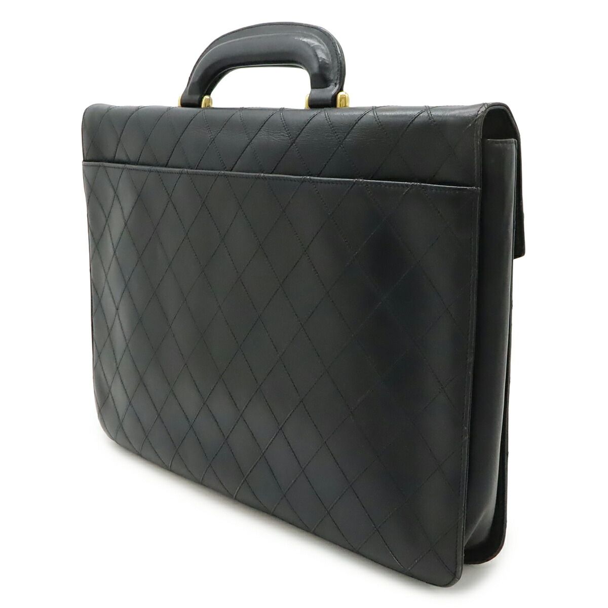 Chanel Bicolore Leather Business Bag