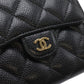 Chanel Classic Caviar Skin Wallet