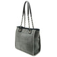 Chanel Deauville Canvas Leather Tote Bag