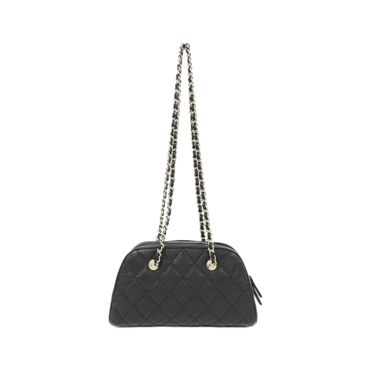 Chanel Caviar Skin Chain Clutch