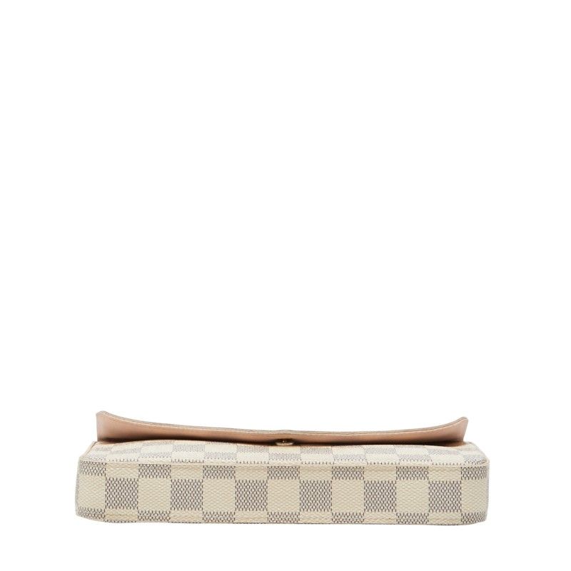 Louis Vuitton Pochette Felicie Damier Azur Chain Shoulder Bag