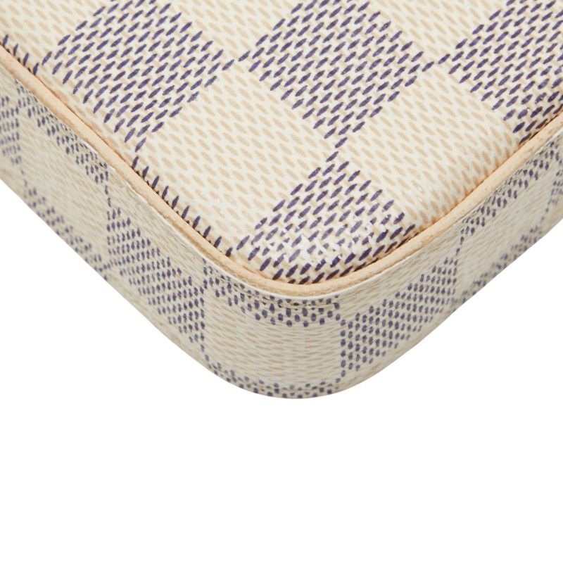 Louis Vuitton Pochette Felicie Damier Azur Chain Shoulder Bag