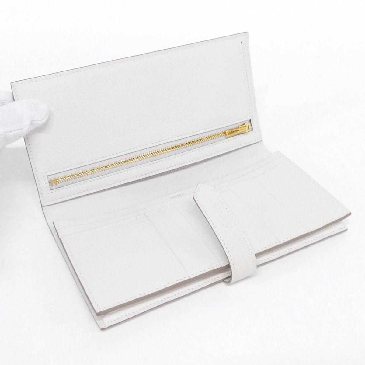 Hermes Bearn Soufflet Epsom long wallet