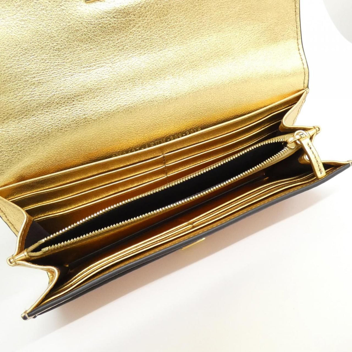 Fendi Selleria Peekaboo Calf Long Bifold Wallet Limited