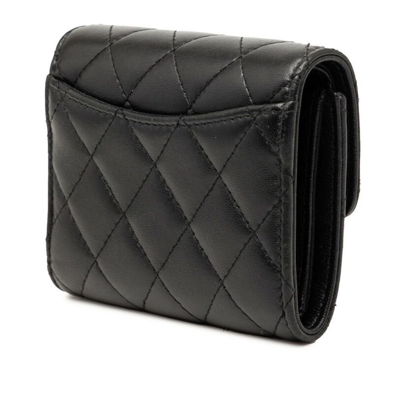 Chanel Matelasse Lambskin Trifold Wallet