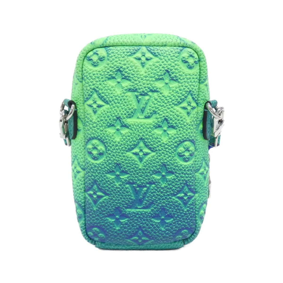 Louis Vuitton Taurillon Illusion Double Phone Pouch Shoulder Bag