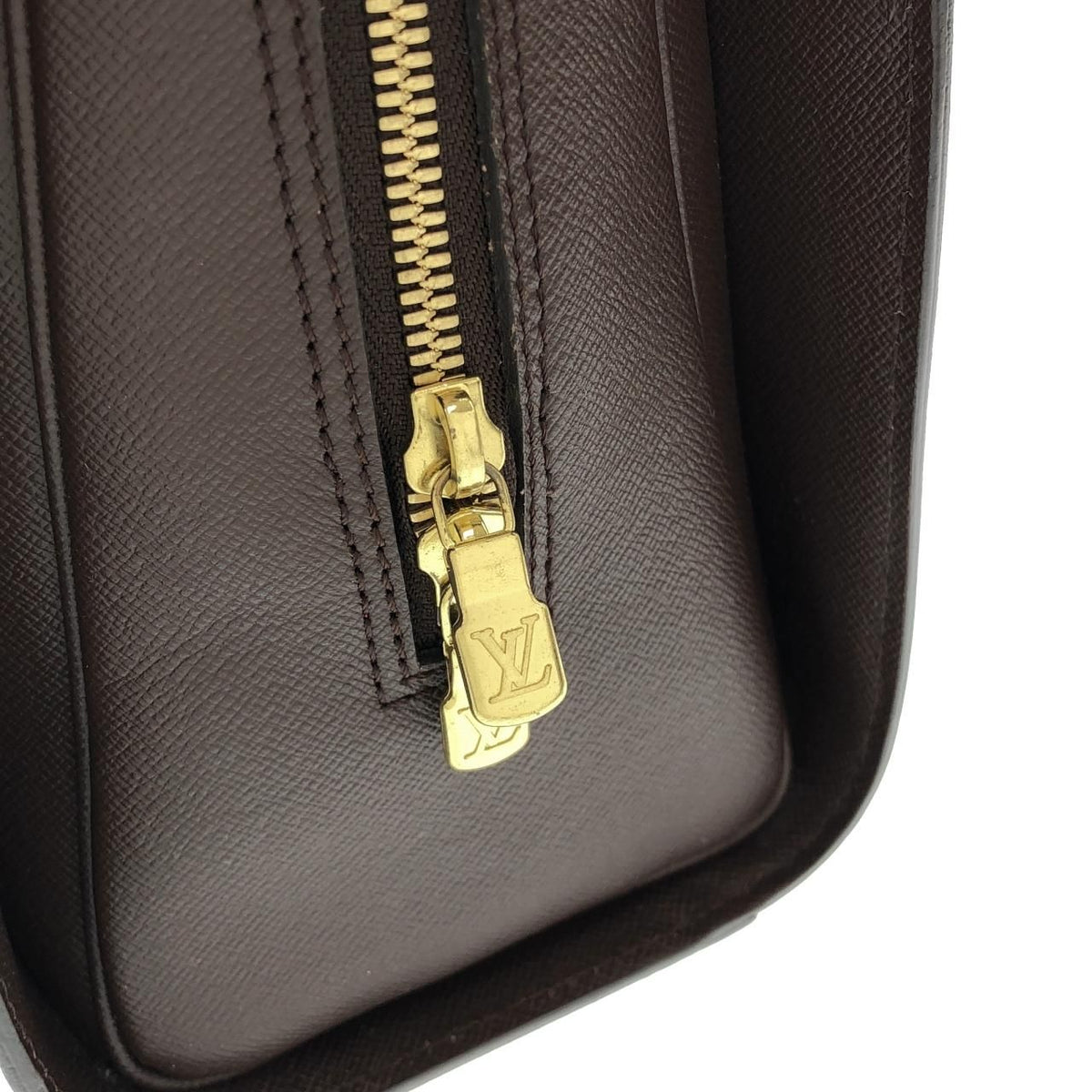 Louis Vuitton Damier Triana Coated Canvas Handbag
