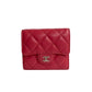 CHANEL Matelasse Lambskin Mini Wallet