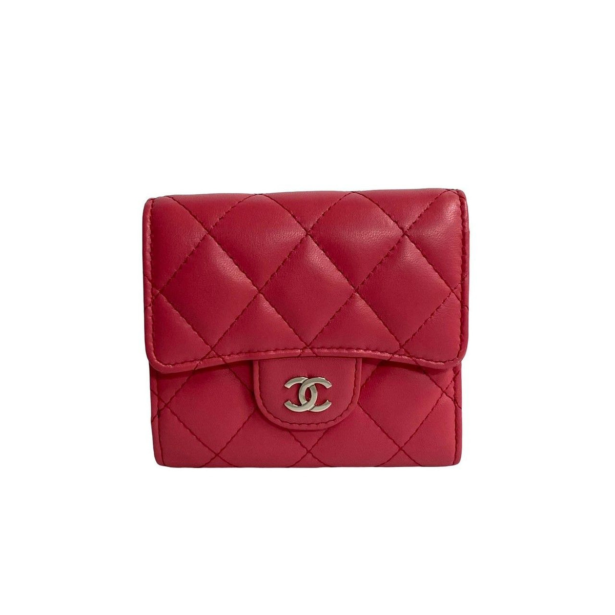 CHANEL Matelasse Lambskin Mini Wallet