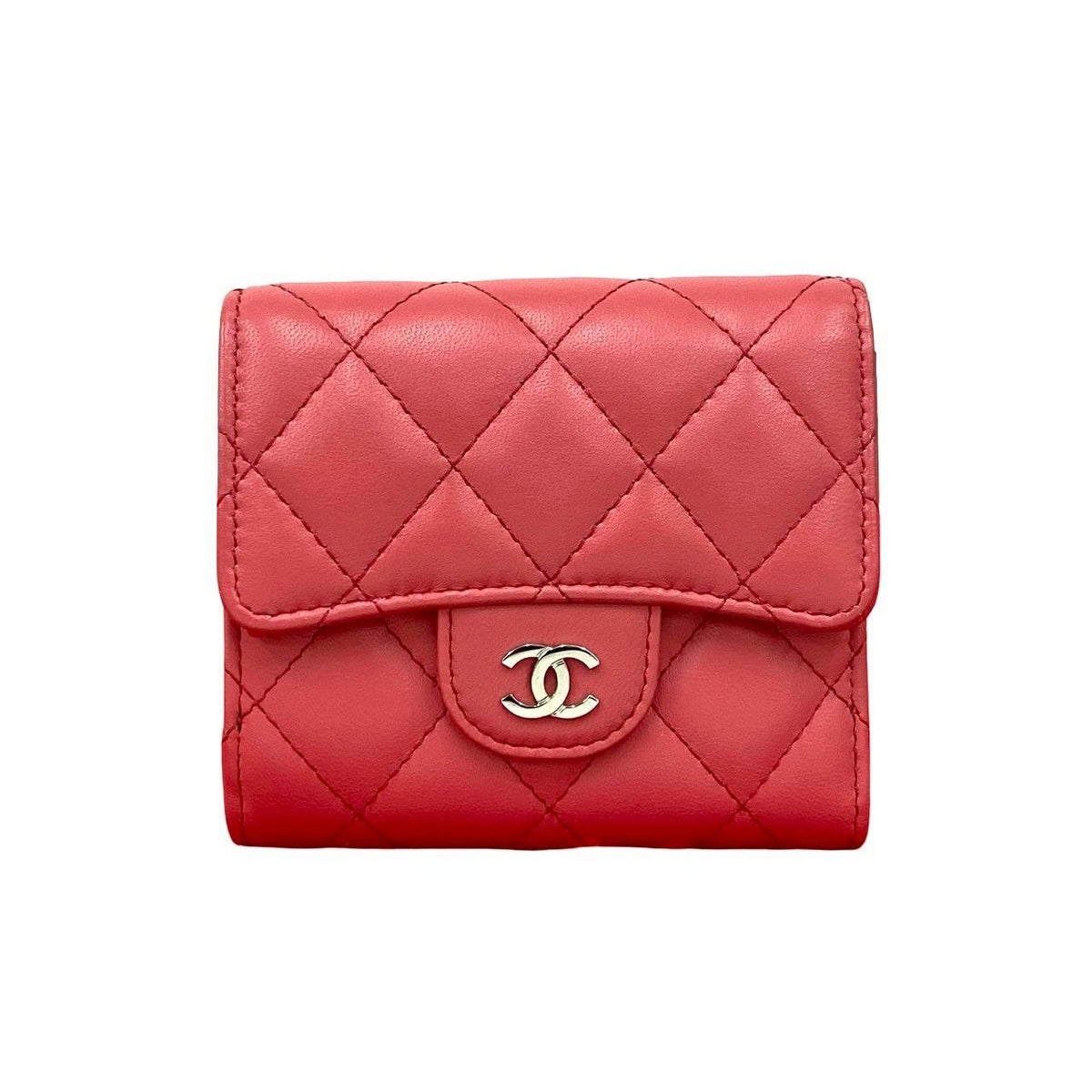 CHANEL Matelasse Lambskin Mini Wallet