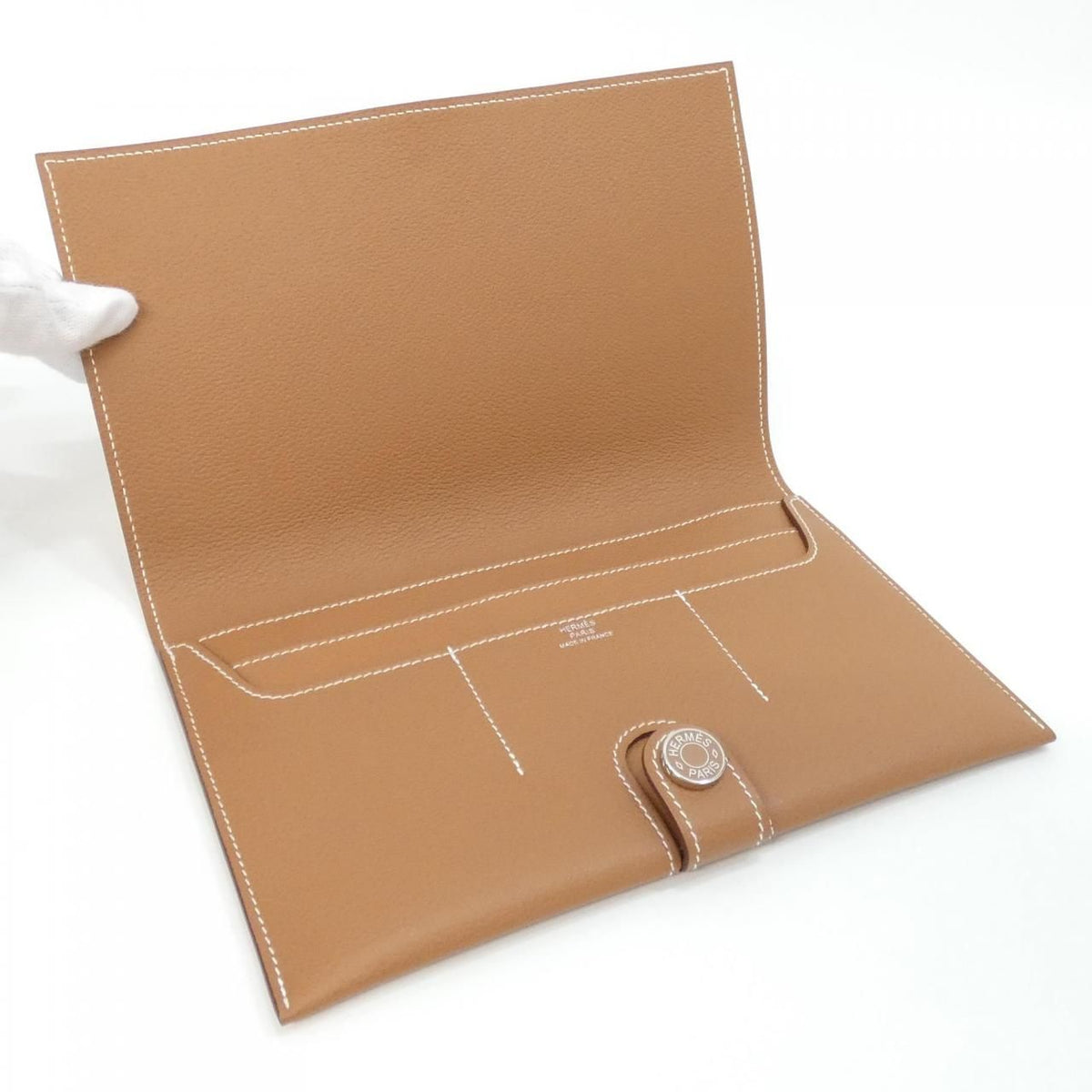 Hermes RMS Toutankhamon Evercolor Long Wallet