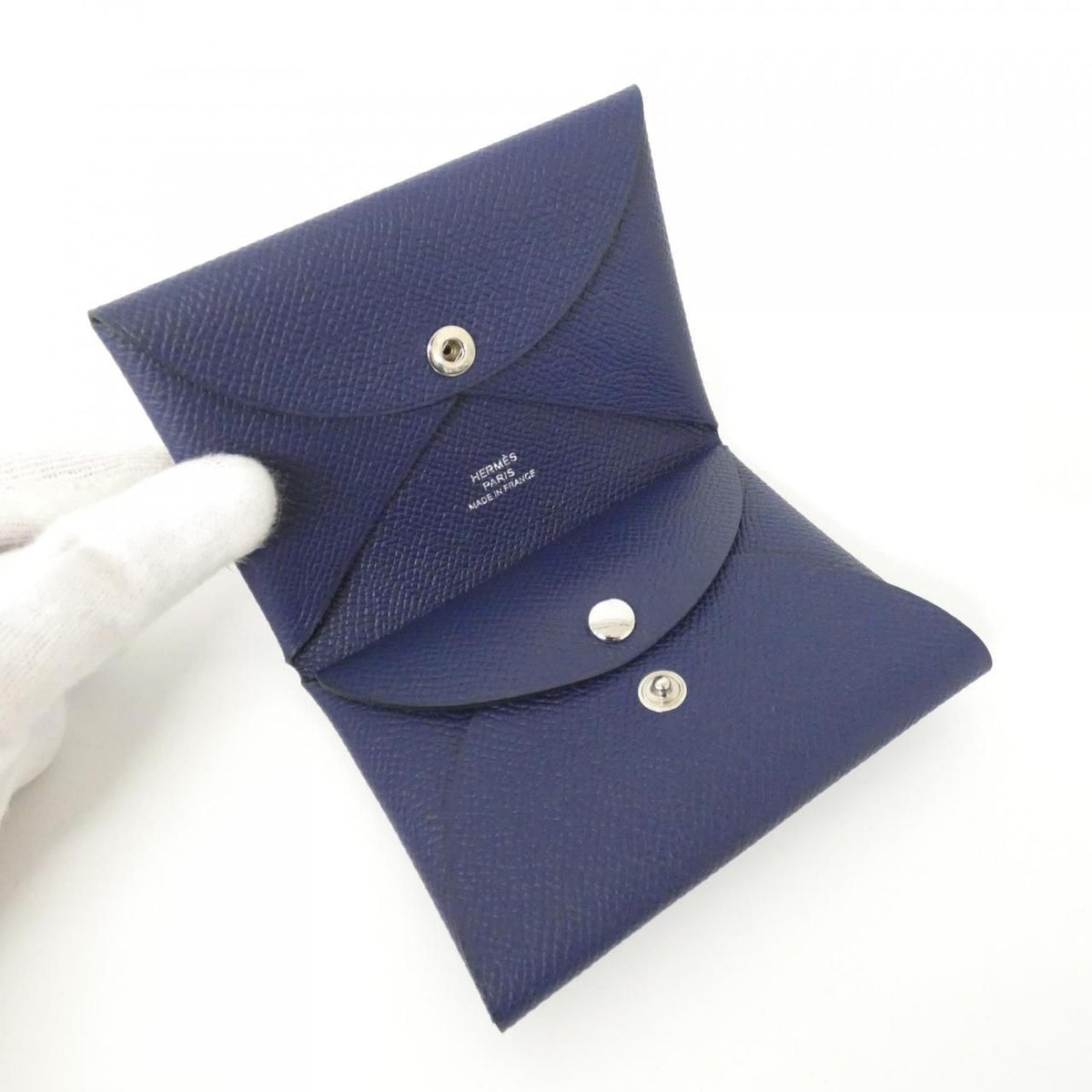 Hermes Calvi Duo Epsom Card Case
