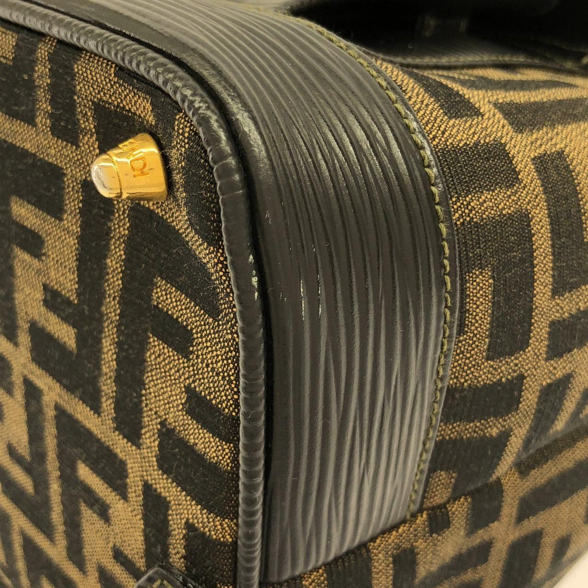 Fendi Canvas Leather Backpack