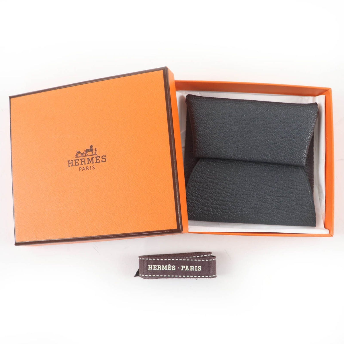 Hermes Bastia Verso Chevre Coin Case